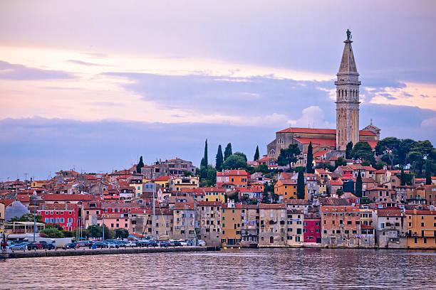 istock Town of Rovinj sunset view 544344312