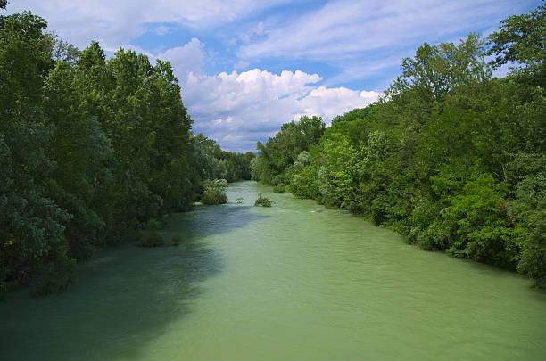 View of the Natisone river, Friuli, Italy
