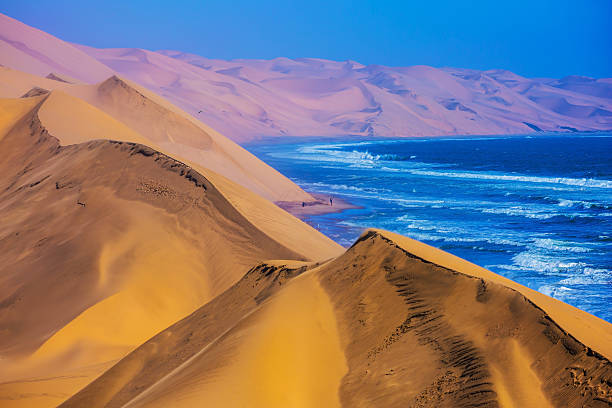 istock The Atlantic Ocean,  moving sand dunes, Namibia 544346474