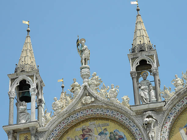 ST. Marc's Basilica in Venice Italy. stock photo