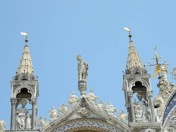 ST. Marc's Basilica in Venice Italy. stock photo