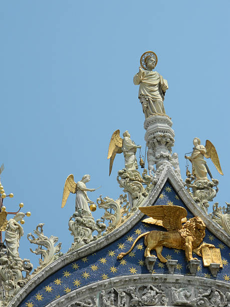 ST. Marc's Basilica in Venice Italy. stock photo