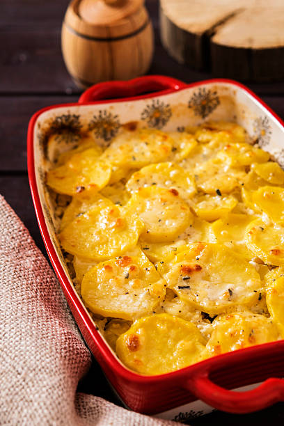 istock Gratin potato with mushroom and blue cheese 544349202