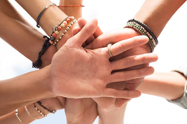 istock Pile of hands 544350826