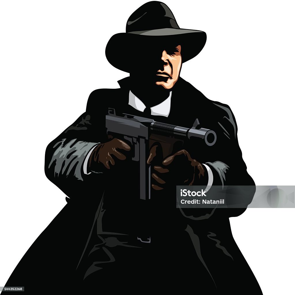 Gangster Vecteurs libres de droits et plus d'images vectorielles de Gangster  - Gangster, Mafia, Crime organisé - iStock