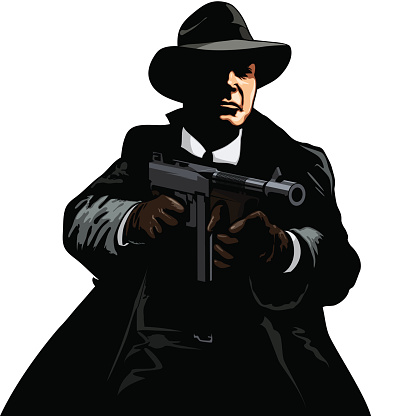 Gangster Stock Illustration - Download Image Now - Gangster, Mafia