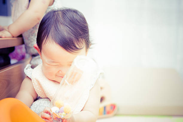 istock Cute baby.Japanese Asian 544354928