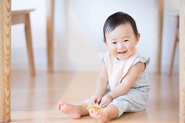 istock Cute baby.Japanese Asian 544355598