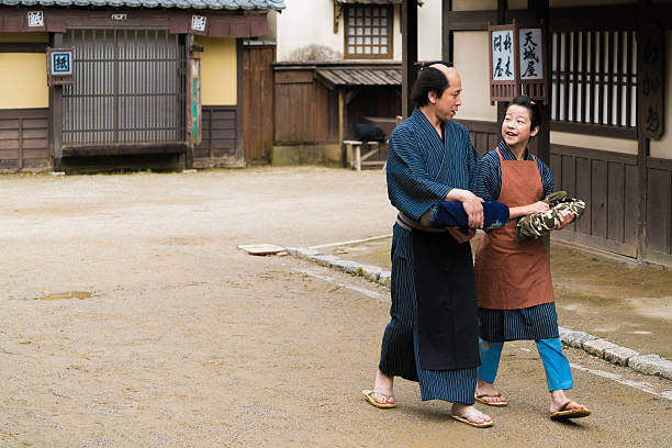 istock Japanese man and child 544356598
