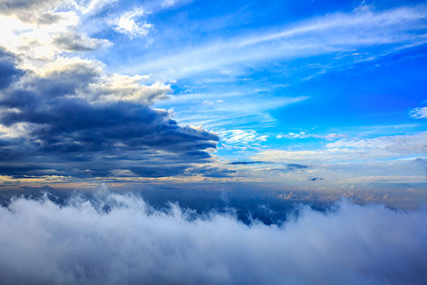 istock sea of cloud under blue sky , natural thailand 544442472
