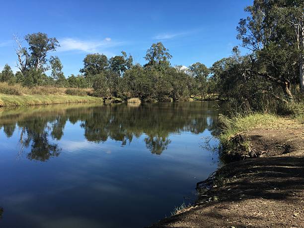 istock River with a Reflection of the Sky 544447278