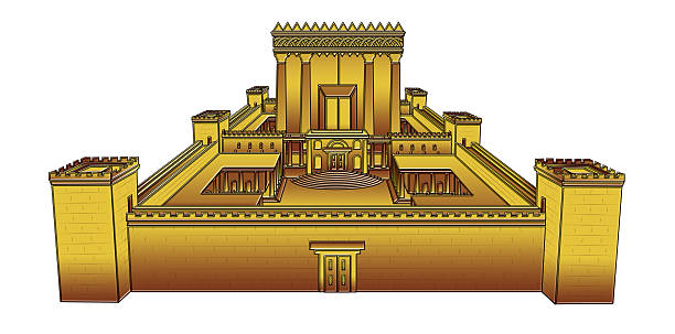 Temple of Jerusalem stock photo