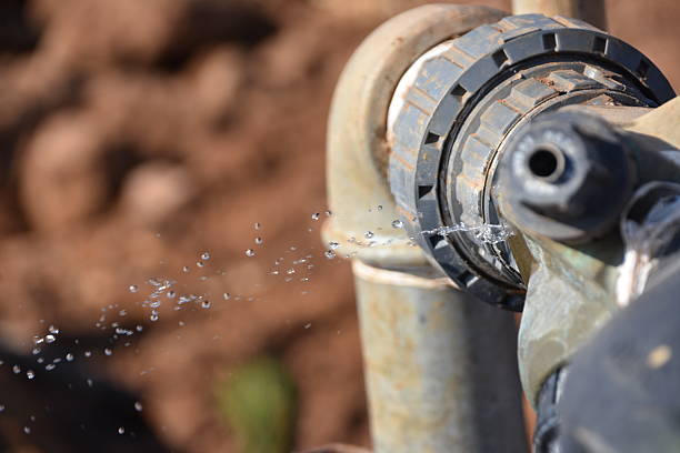 istock Agricultural tap water squirts 544453120