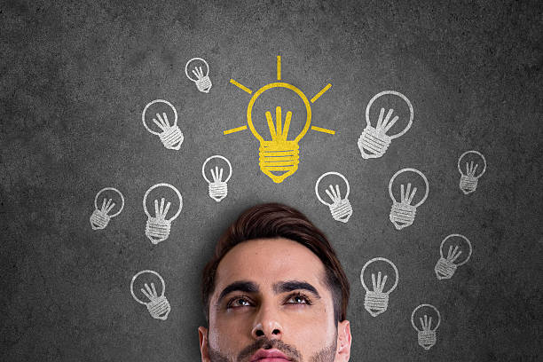 istock Concepts of New Idea and standing out from crowd 544454362