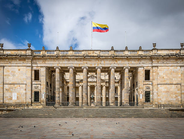 Colombian National Congress and Capitol Colombian National Congress and Capitol, Bogota - Colombia colombia stock pictures, royalty-free photos & images