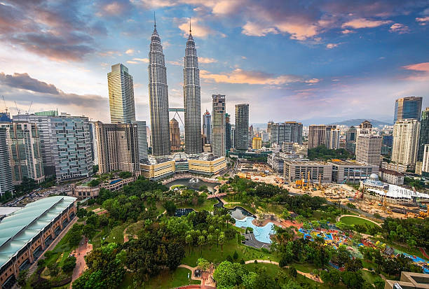 istock Kuala Lumpur, Malaysia city skyline. 544455360