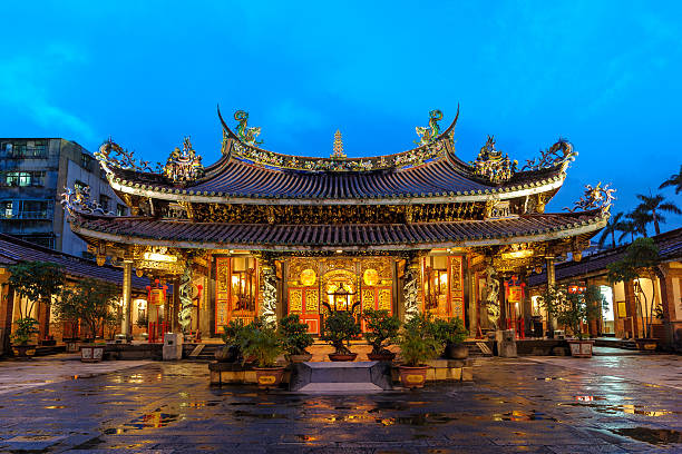istock Night Scene of Boan Temple 544455650