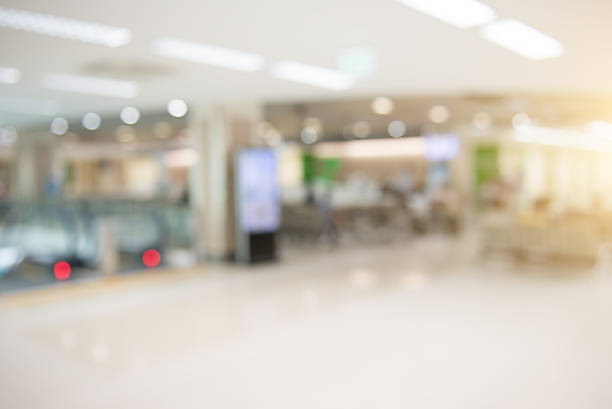 istock Hospital blur Blurred image of patient waiting 544455928