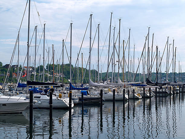 istock Sail yachts in a marina 544457026