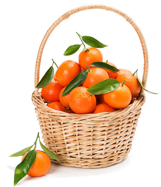 istock Clementine or Tangerine in basket. 544457178