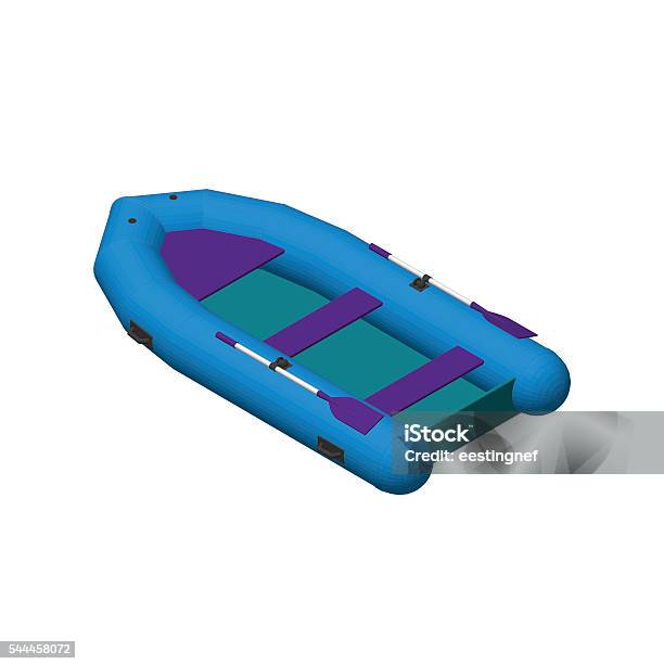 Inflatable Raft Texture Inflatable Boat 3d Vector Colorful Illustration Stock Illustration ...