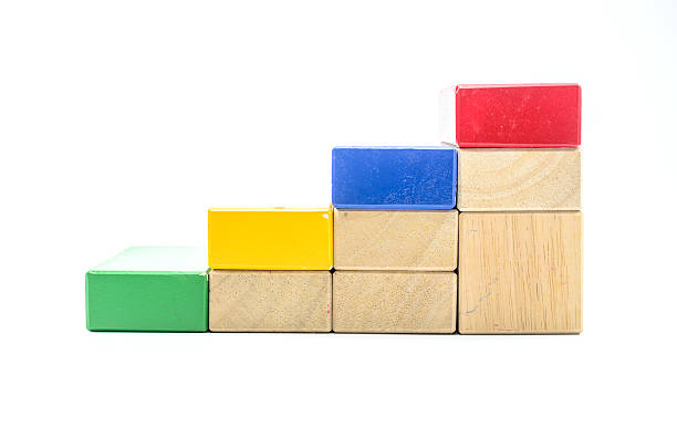 istock color wooden step block 544458426