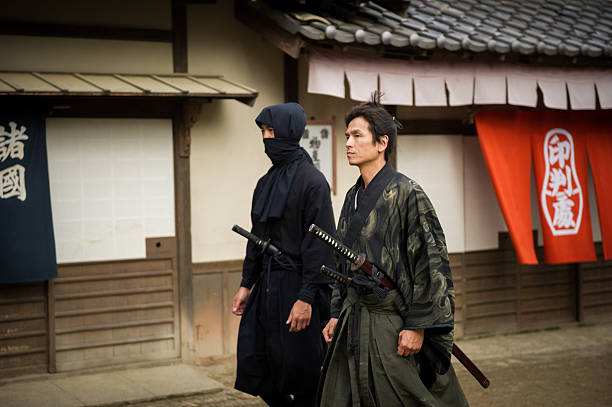 istock Traditional Japanese Ronin Samurai and Ninja 544458606