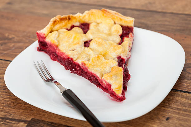 istock Homemade sweet cherry pie 544458936