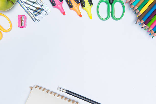 istock educationschool supplies on white background ready for your 544459910