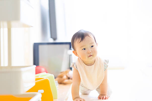 istock Cute baby.Japanese Asian 544460650