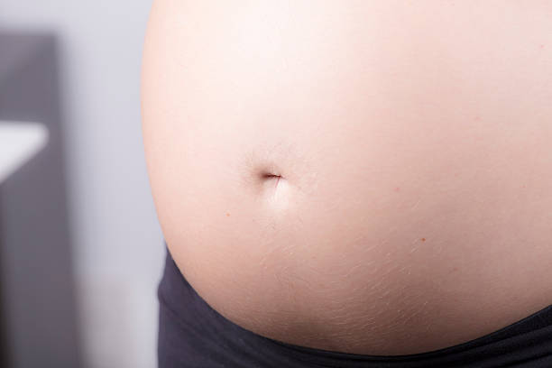 istock Pregnant belly white woman 544463418