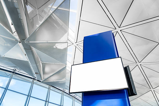 istock Modern Airport Gate Sign 544464870