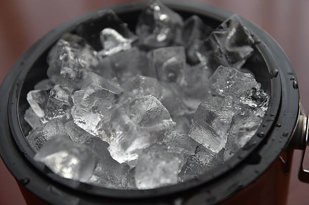 istock Ice cubes in the bucket 544465648
