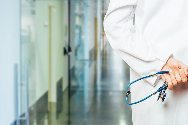 istock Close-up of doctor with stethoscope 544467314