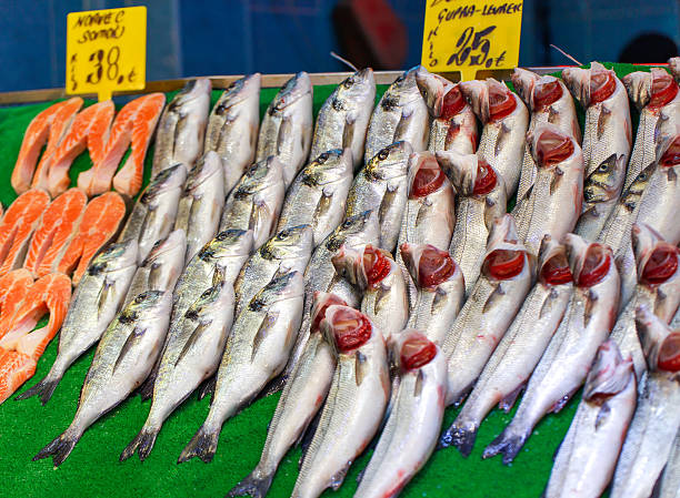 istock Beautiful cupra fish close up, turkish bazaar showcase. 544470428