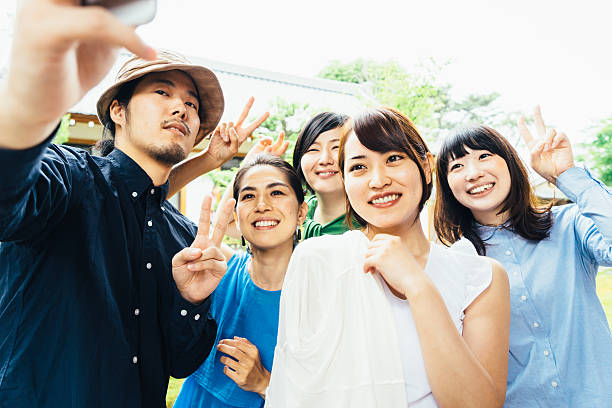 istock Japanese Friends Group Selfie 544474060