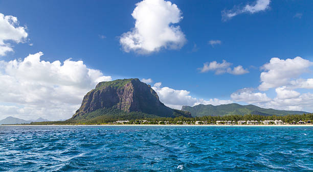 istock Le Morne Brabant Mauritius with sea panoramic 544474214