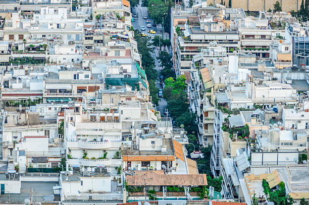 istock Athens, Greece Cityscape and Building Rooftops 544475364