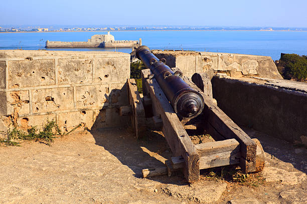 istock Old cannon in Diu Fort 544476682