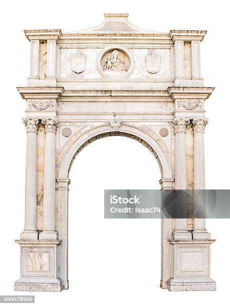 Marble Portal In Gothicrenaissance Style Suitable As Frame Stock Photo - Download Image Now