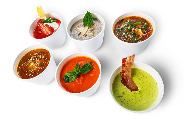 istock Variety of soups from different cuisines 544478986