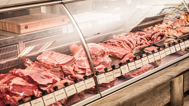 istock Selection of meat at a butcher shop 544480184