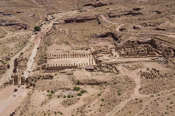 istock Bird's Eye View of The Great Temple and Arched Gate 544483726