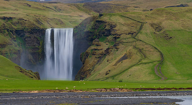 istock Skogafoss waterfall, Sothern Iceland 544485466