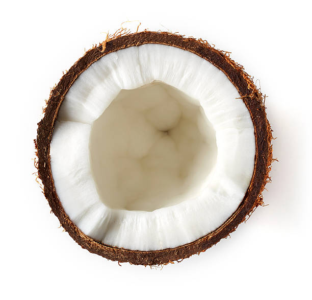 istock Coconut close up isolated on white 544487706