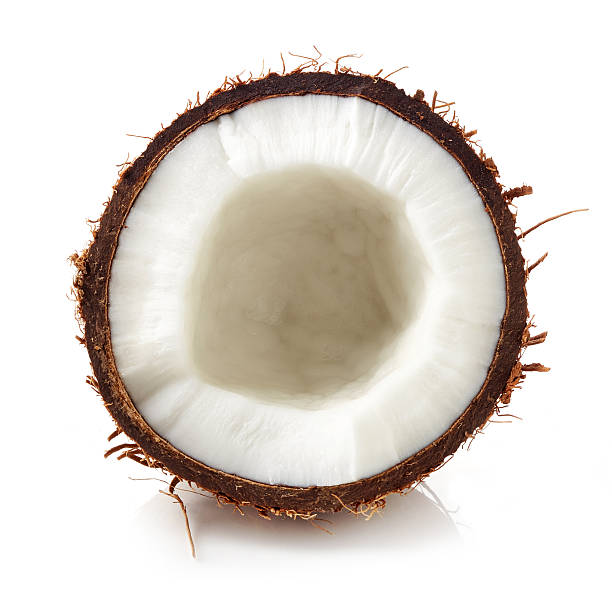 istock Coconut close up isolated on white 544487754