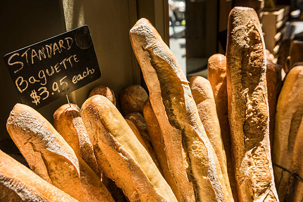 istock Baguettes in early morning sunlight by a windowsill 544488610