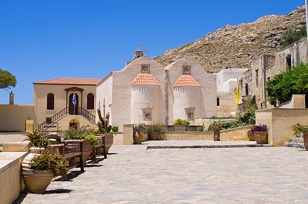 istock Moni Preveli cloister on Crete island, Greece 544488702