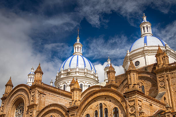 Domes of Cuenca Cathedral, Ecuador Domes of Cuenca Cathedral, Ecuador cuenca ecuador stock pictures, royalty-free photos & images