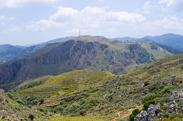 istock Hills on Crete island, Greece 544557984